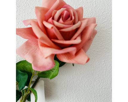 QMF Hand Touch Rose 72cm WIT2PCS