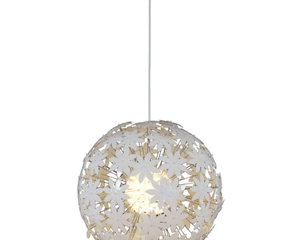 Hanger lamp "bloemrijke weide" Ø 55 cm, bloemen gemaakt van plastic, e27 socket