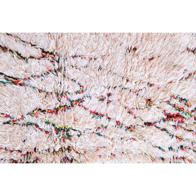 Zuiver wollen Marokkaans Berber-tapijt 95 x 205 cm