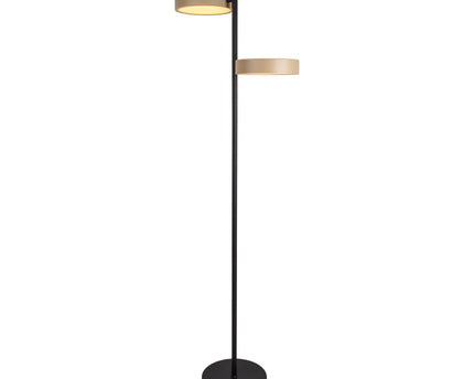 LED -vloerlamp "Tessa" amandel
