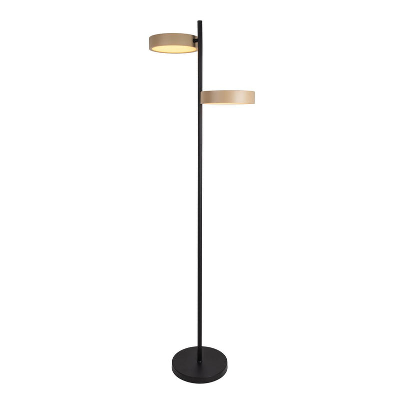 LED -vloerlamp "Tessa" amandel