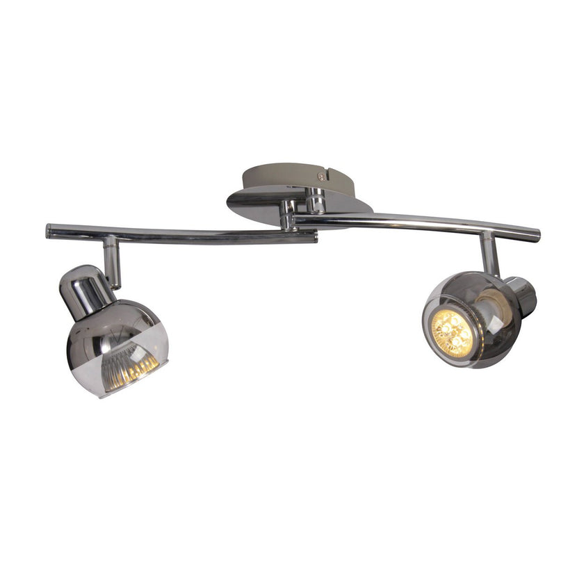 2 LED wand- en plafondlampen "Boccia"