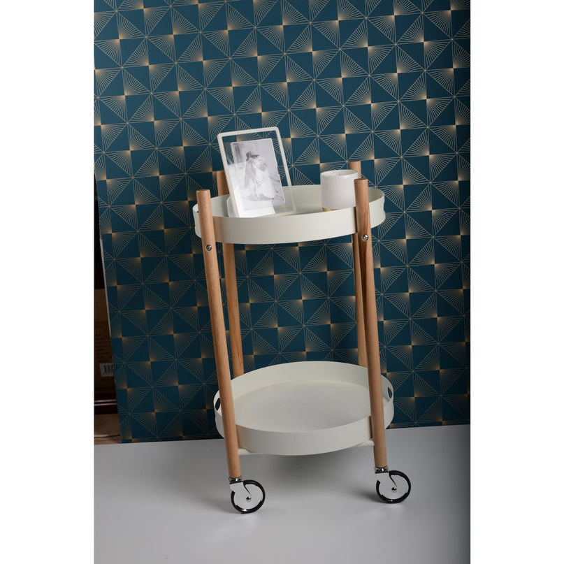 WITTE EN HOUTEN ROLKAST