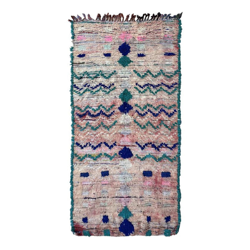 Zuiver wollen Marokkaans Berber-tapijt 115 x 239 cm