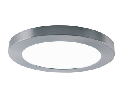 LED -plafondlamp "bonus", functie, metalen plafondlamp en plastic, ringen in chroom en wit kunnen worden gewijzigd, met stevig ingebouwde LED's, 22,5 cm diameter