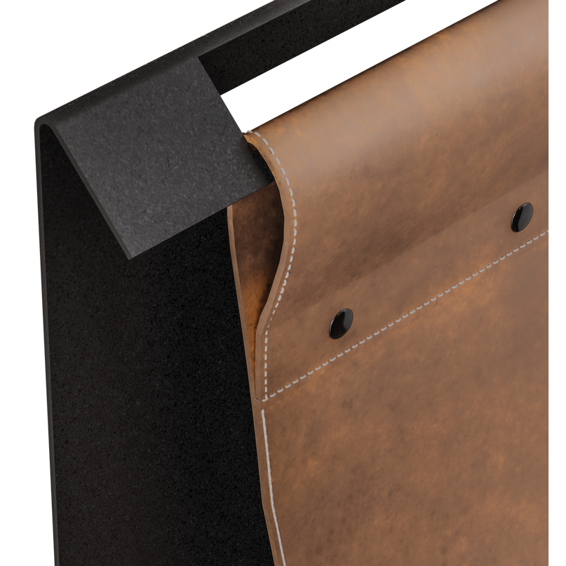 Gorillz Stash - Leer - Tijdschriftenhouder - Bruin