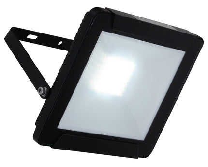 LED Outer Lamp "Spotlight" 30W, gemaakt van metaal en glas in het zwart, met geïntegreerde LED