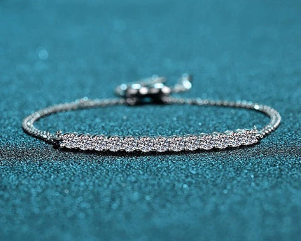 Chique Moissanite Stone Smile armband