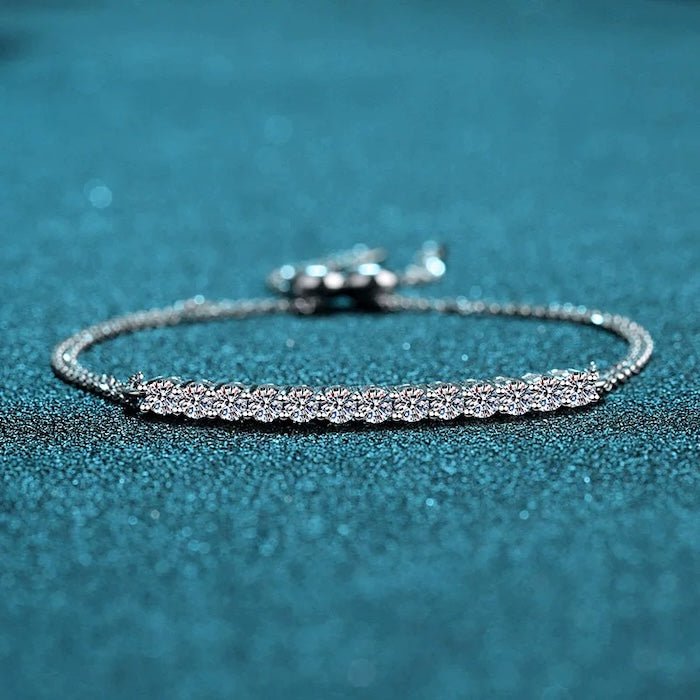 Chique Moissanite Stone Smile armband