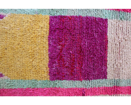 Zuiver wollen Marokkaans Berber halkleed 71 x 351 cm