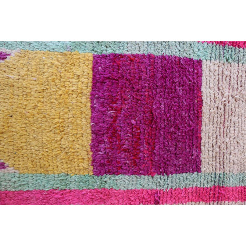 Zuiver wollen Marokkaans Berber halkleed 71 x 351 cm
