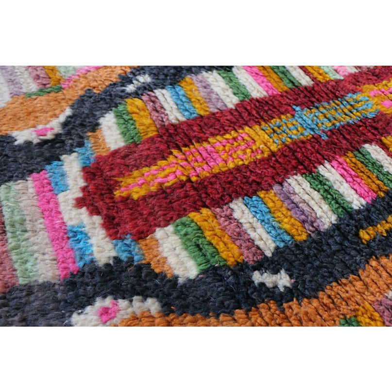 Berber eigentijds wollen gangkleed 72 x 355 cm