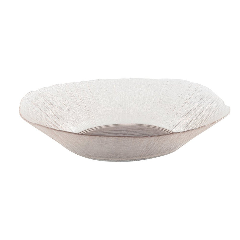 Saladier ovaal transparante zandfront 30 cm