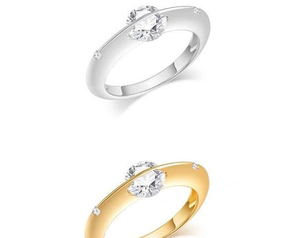 Uniek ontwerp twinkled star ringen
