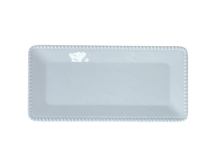 Rechthoekig wit melamine -lade -touw 43,5x21x2.5cm