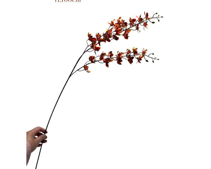 Red Phalaenopsis | Zijden kunstbloem | Lengte 100 1pcs