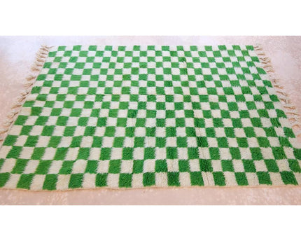Zuiver wollen Marokkaans Berber-tapijt 161 x 241 cm