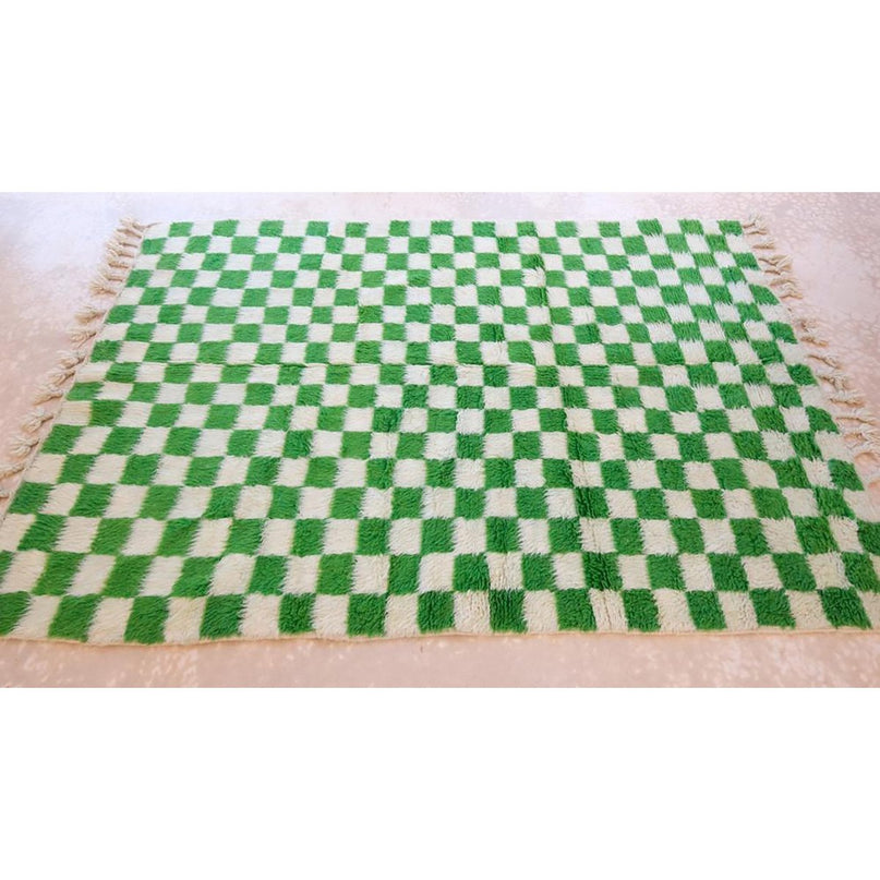 Zuiver wollen Marokkaans Berber-tapijt 161 x 241 cm