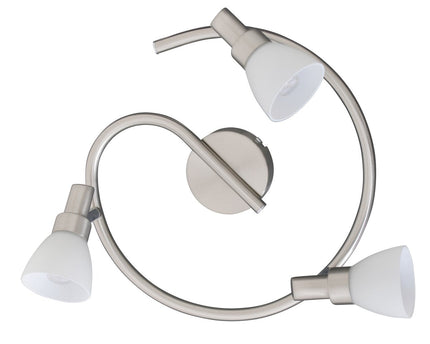 3 LED-wand u. Plafondlamp "Feltre" d:28cm