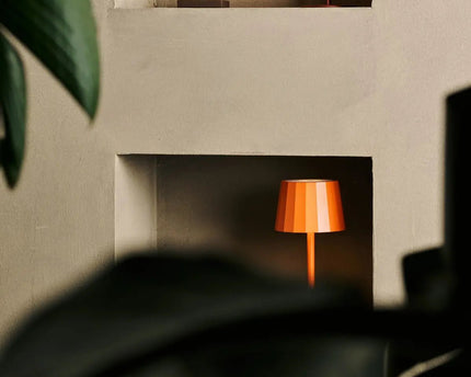 Wouter oranje bloesem oplaadbare tafellamp-draadloos opladen, dimable, 120 uur batterijduur