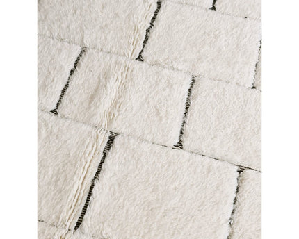 Berber vloerkleed Beni Ouarain zuivere wol 153 x 263 cm