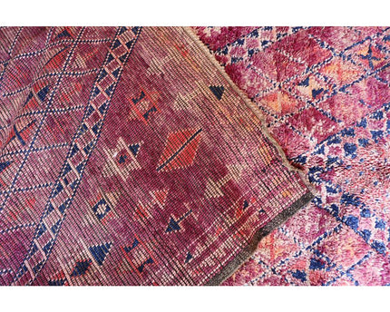Zuiver wollen Marokkaans Berber-tapijt 186 x 367 cm