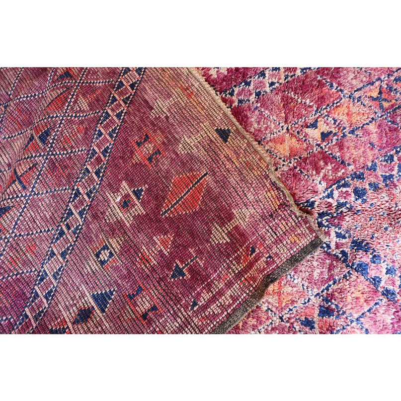 Zuiver wollen Marokkaans Berber-tapijt 186 x 367 cm