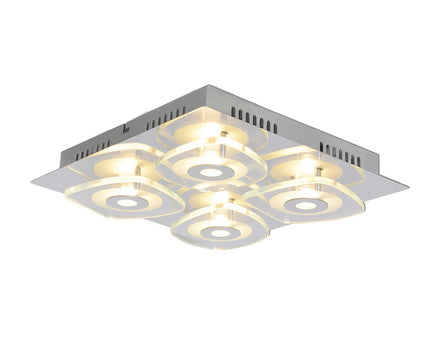 LED wand- en plafondlamp "Lucca"