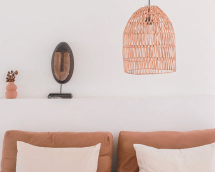Rotanlamp | Natuurlijke lampenkap | Hanglamp MALUKA gemaakt van natuurlijke vezels (2 maten)