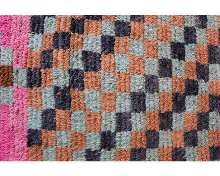 Kleurrijk Berber Boujad halkleed 78 x 743 cm