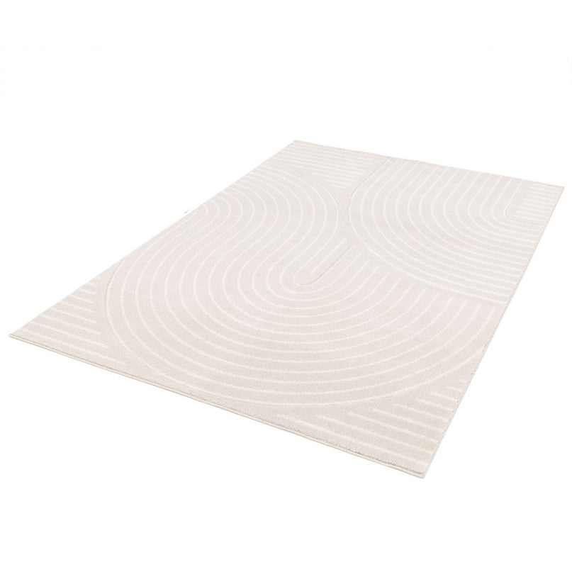 Superzacht en zeer grafisch vloerkleed VOLUTE