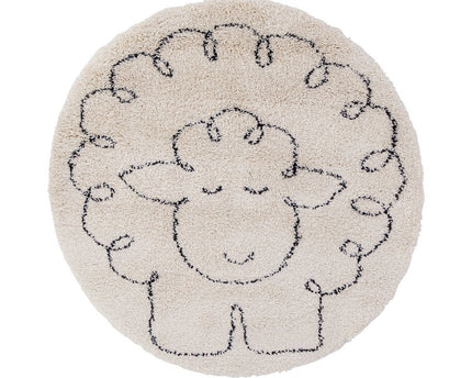 Tapis voor kinderen rond PETIT MOUTON