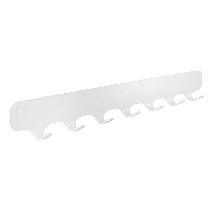 Gorillz Rounded Seven - Wandkapstok - 7 Kapstok Haken - Wit