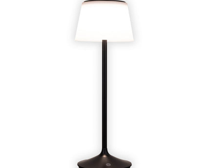 LED -licht "Emmi" voor buiten en binnen, tafellamp gemaakt van metaal en plastic, met stevig gebouwd -in LED's, LED -tafellamp voor balkon, terras, tuin, woonkamer, wintertuin, ca.