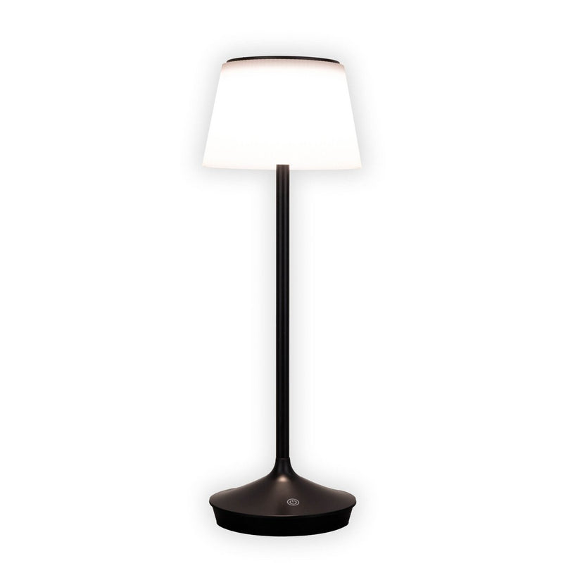 LED -licht "Emmi" voor buiten en binnen, tafellamp gemaakt van metaal en plastic, met stevig gebouwd -in LED's, LED -tafellamp voor balkon, terras, tuin, woonkamer, wintertuin, ca.