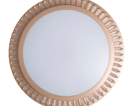 LED -plafondlicht "Madison" Ø 48 cm, veel functies, gemaakt van metaal en plastic, goud, met geïntegreerde LED's, verlichting voor woonkamers of kantoor
