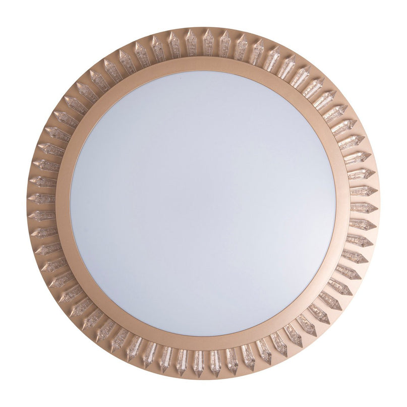 LED -plafondlicht "Madison" Ø 48 cm, veel functies, gemaakt van metaal en plastic, goud, met geïntegreerde LED's, verlichting voor woonkamers of kantoor