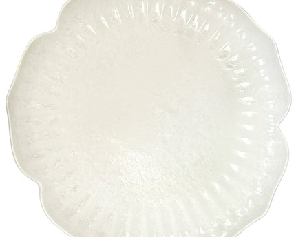 Floral White Porselein Presentation Plate 33cm