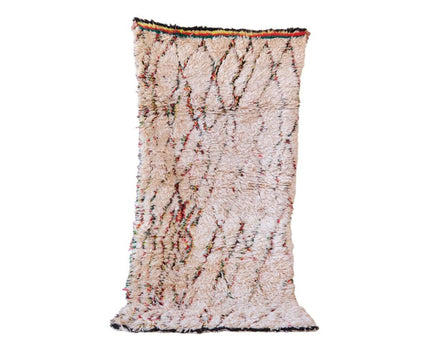 Zuiver wollen Marokkaans Berber-tapijt 95 x 205 cm