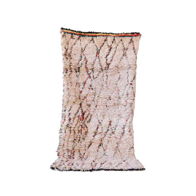 Zuiver wollen Marokkaans Berber-tapijt 95 x 205 cm