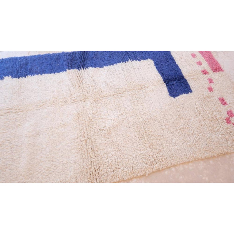 Zuiver wollen Marokkaans Berber-tapijt 121 x 249 cm