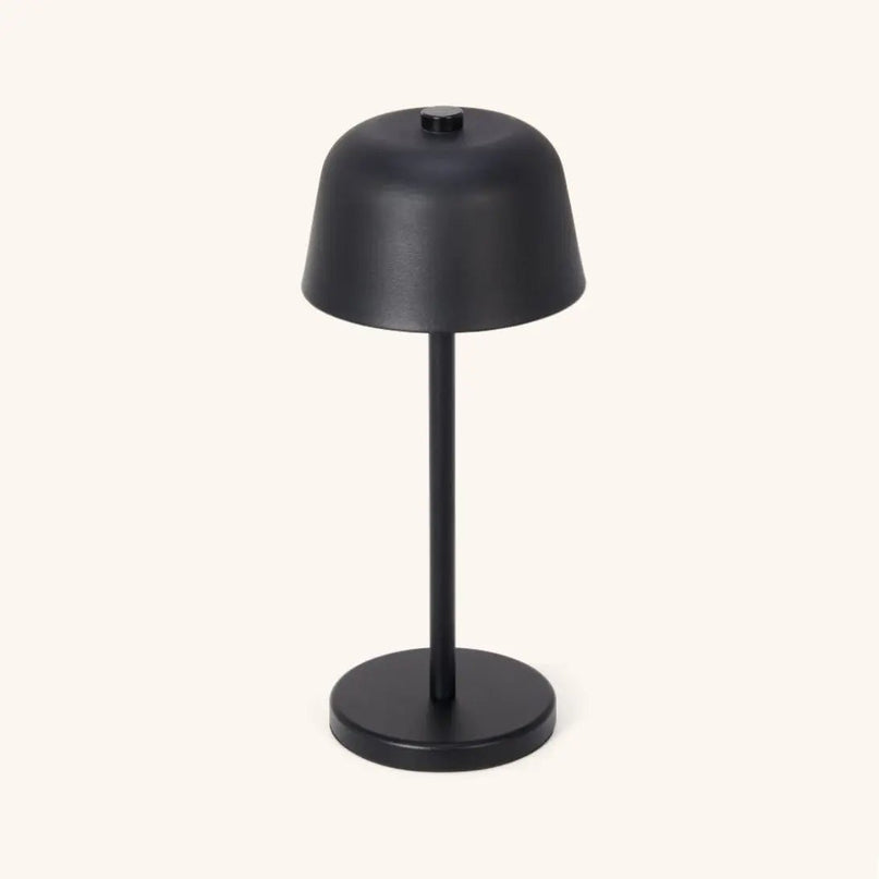 Anton Zwarte Oplaadbare Tafellamp | Stijlvolle en draadloze verlichting