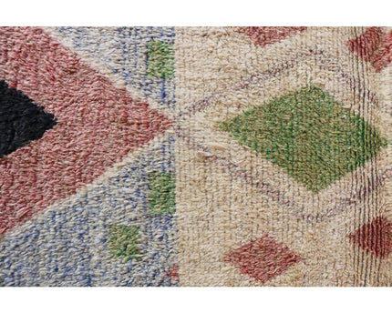 Kleurrijk Berber Boujaad halkleed 89 x 492 cm