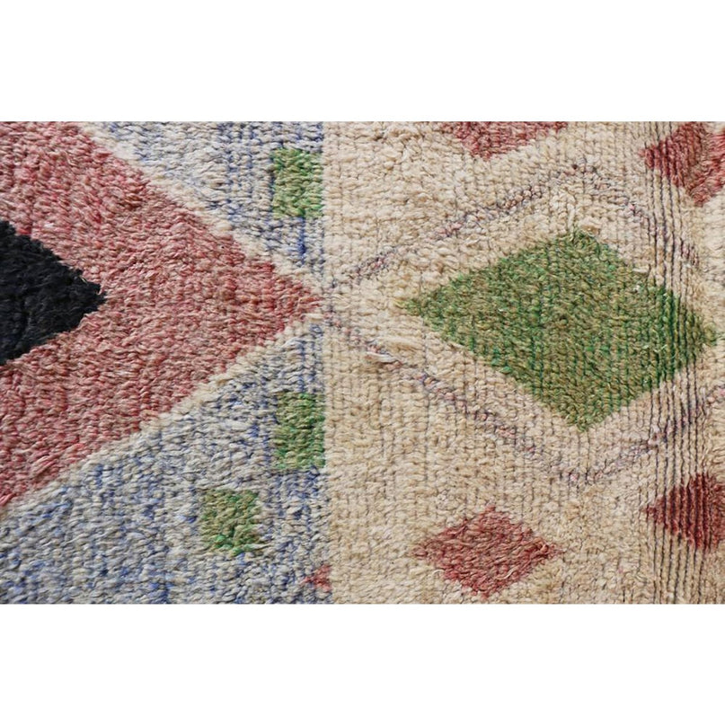 Kleurrijk Berber Boujaad halkleed 89 x 492 cm