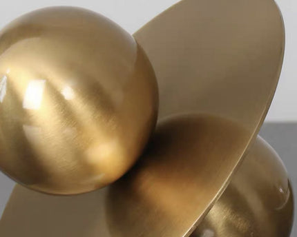 Moderne en eenvoudige metalen bolvormige ornamenten voor huis en woonkamer.Afmetingen: 20cm*20cm
