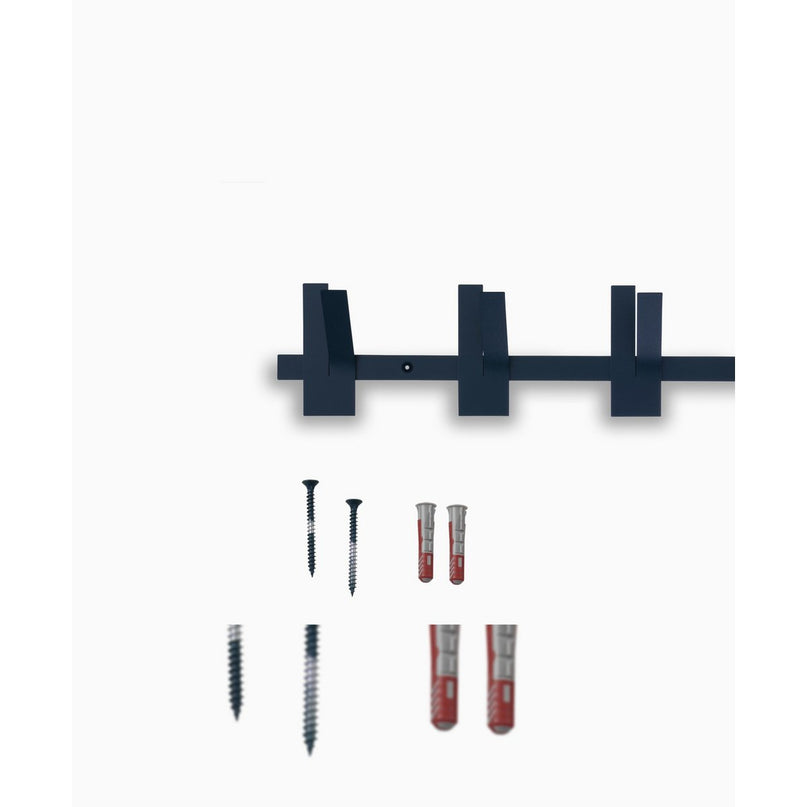 Gorillz Incision - Kapstok - Wandkapstok - 10 Kapstok haken - Metaal - Blauw