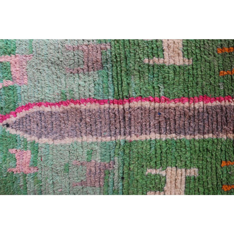 Zuiver wollen Marokkaans Berber halkleed 67 x 360 cm