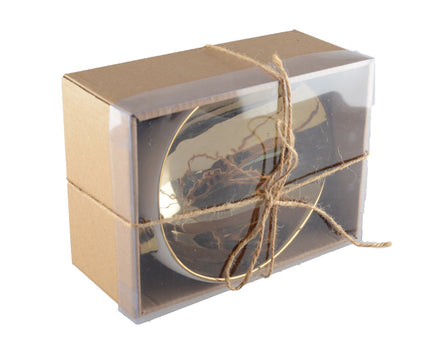 Witte en Golden Cup 17x11.5x7.4cm