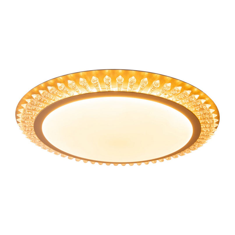 LED -plafondlicht "Madison" Ø 48 cm, veel functies, gemaakt van metaal en plastic, goud, met geïntegreerde LED's, verlichting voor woonkamers of kantoor