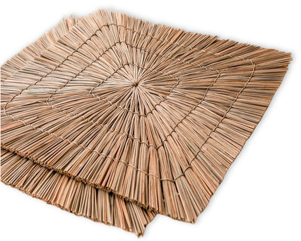Placemat (set van 2, 4 of 6) 36 cm | Placemat VARNA (naturel) gemaakt van zeegras